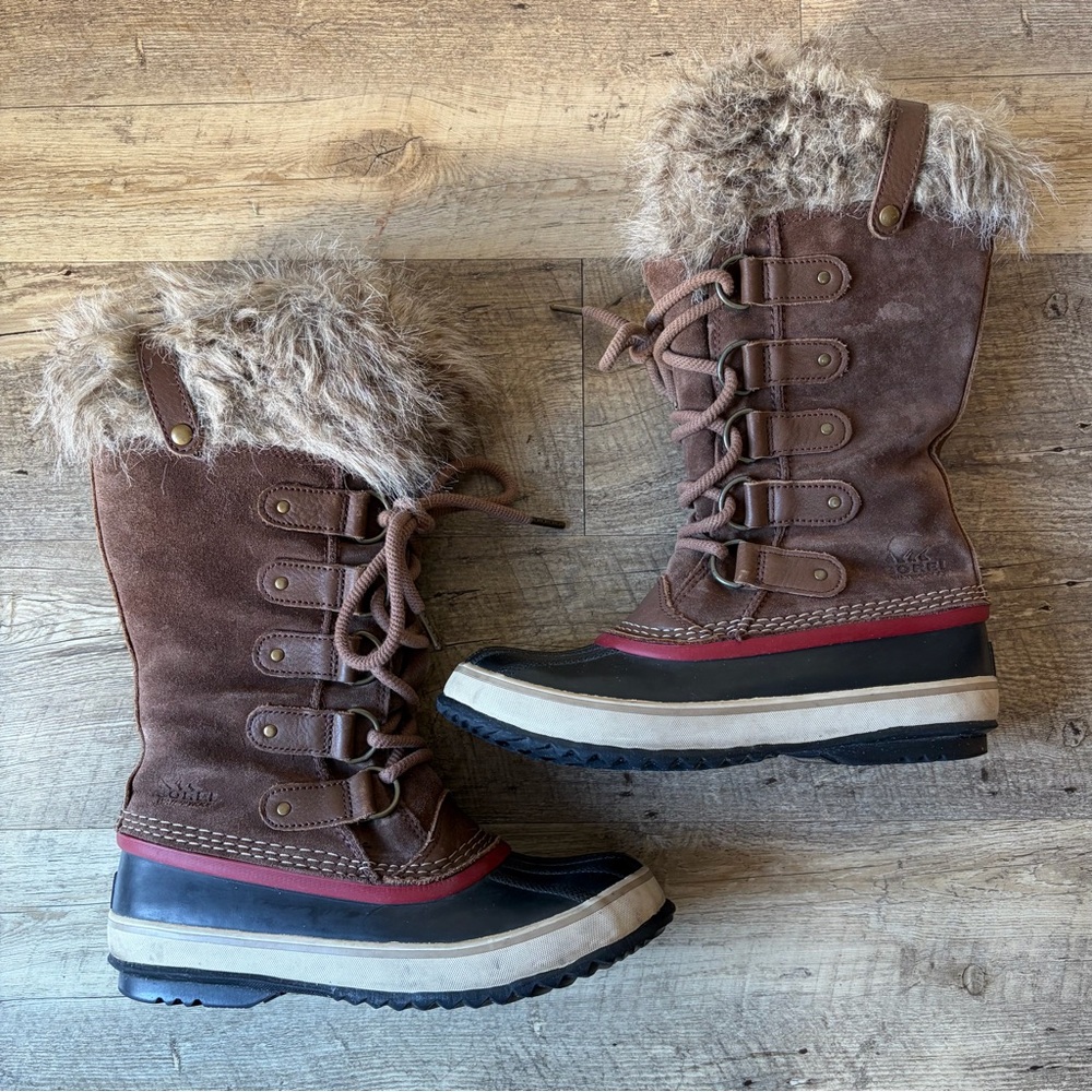 Sorel Joan of Arctic Lace Up Waterproof Boots Winter Outdoor Snow Weatherproof